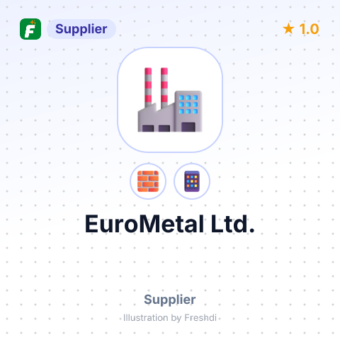 EuroMetal Ltd. – summary card, no photo uploaded yet