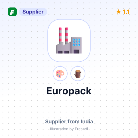 Europack – summary card, no photo uploaded yet