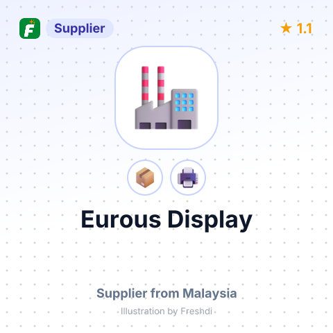 Eurous Display – summary card, no photo uploaded yet