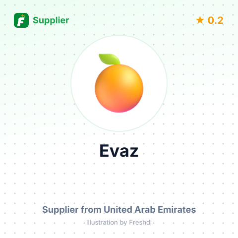 Evaz – summary card, no photo uploaded yet