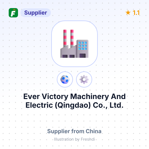 Ever Victory Machinery And Electric (Qingdao) Co., Ltd. – summary card, no photo uploaded yet