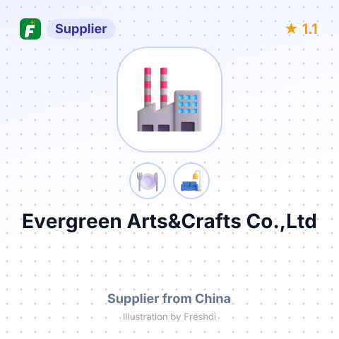 Evergreen Arts&Crafts Co.,Ltd – summary card, no photo uploaded yet