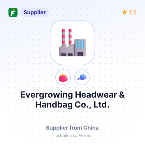 Evergrowing Headwear & Handbag Co., Ltd. – summary card, no photo uploaded yet