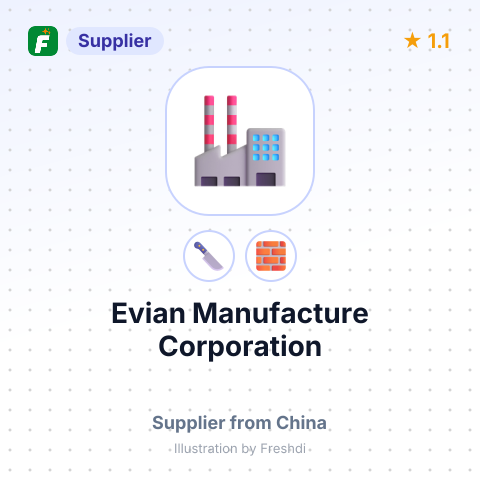 Evian Manufacture Corporation – summary card, no photo uploaded yet