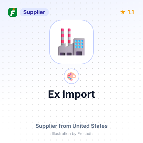 Ex Import  – summary card, no photo uploaded yet