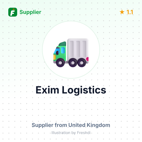 Exim Logistics  – summary card, no photo uploaded yet