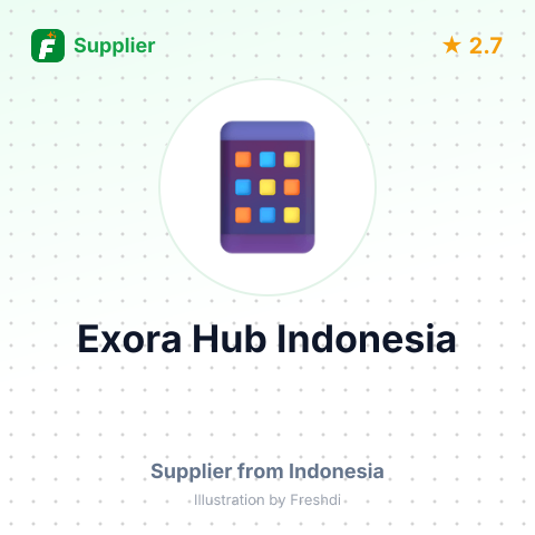 Exora Hub Indonesia – summary card, no photo uploaded yet