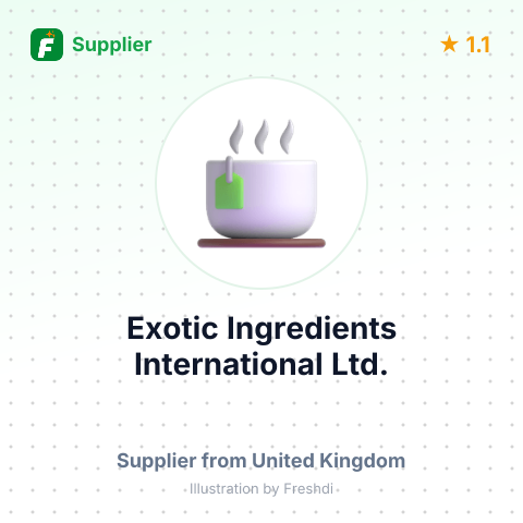 Exotic Ingredients International Ltd.  – summary card, no photo uploaded yet