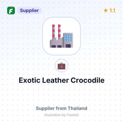 Exotic Leather Crocodile – summary card, no photo uploaded yet