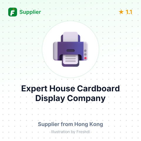 Expert House Cardboard Display Company – summary card, no photo uploaded yet