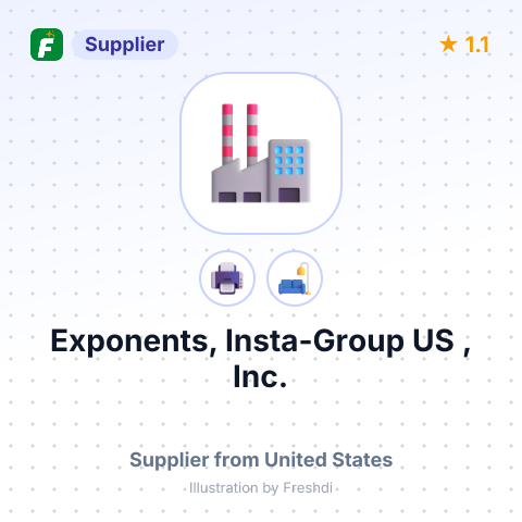Exponents, Insta-Group US , Inc. – summary card, no photo uploaded yet