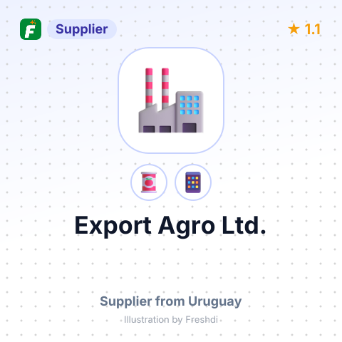 Export Agro Ltd.  – summary card, no photo uploaded yet