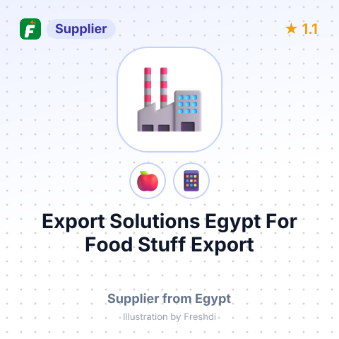 Export Solutions Egypt For Food Stuff Export  – summary card, no photo uploaded yet