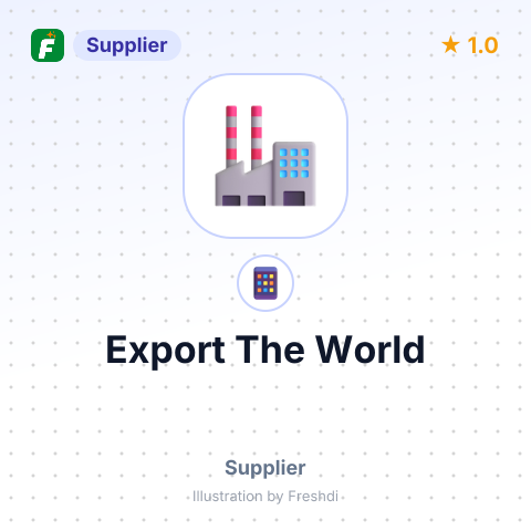 Export The World – summary card, no photo uploaded yet