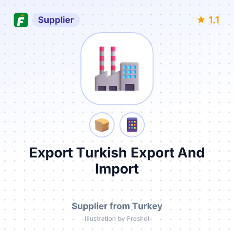 Export Turkish Export And Import  – summary card, no photo uploaded yet