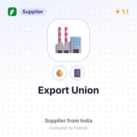 Export Union – summary card, no photo uploaded yet
