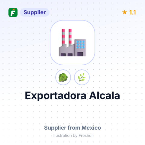 Exportadora Alcala  – summary card, no photo uploaded yet