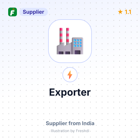 Exporter – summary card, no photo uploaded yet