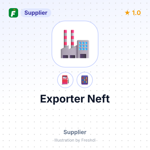 Exporter Neft – summary card, no photo uploaded yet