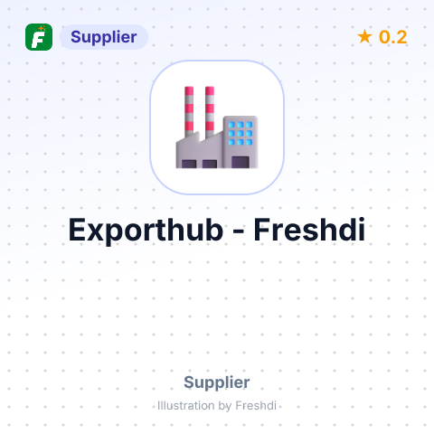 Exporthub – summary card, no photo uploaded yet
