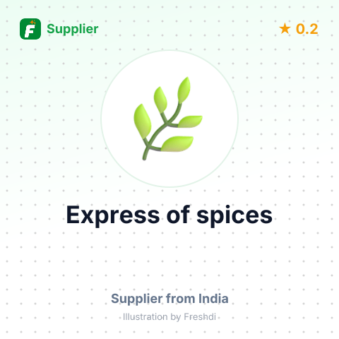 Express of spices – summary card, no photo uploaded yet