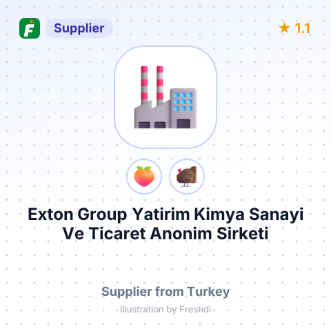 Exton Group Yatirim Kimya Sanayi Ve Ticaret Anonim Sirketi  – summary card, no photo uploaded yet
