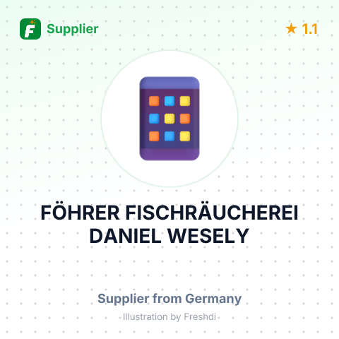 FÖHRER FISCHRÄUCHEREI DANIEL WESELY – summary card, no photo uploaded yet