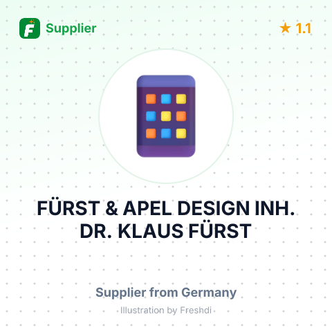 FÜRST & APEL DESIGN INH. DR. KLAUS FÜRST – summary card, no photo uploaded yet