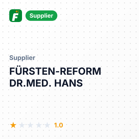 FÜRSTEN-REFORM DR.MED. HANS – summary card, no photo uploaded yet