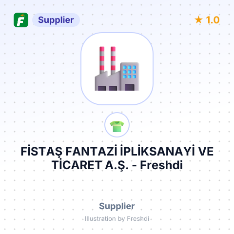 FİSTAŞ FANTAZİ İPLİKSANAYİ VE TİCARET A.Ş. – summary card, no photo uploaded yet