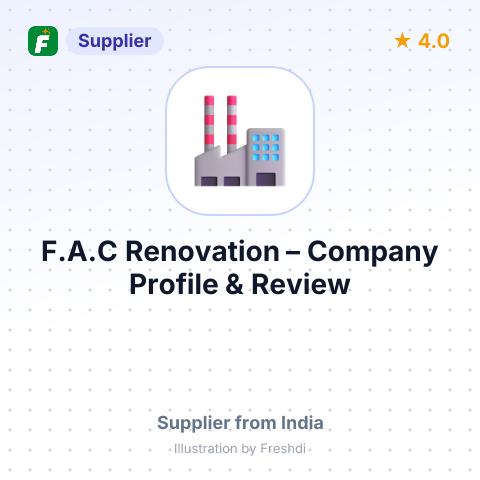 F.A.C Renovation – summary card, no photo uploaded yet