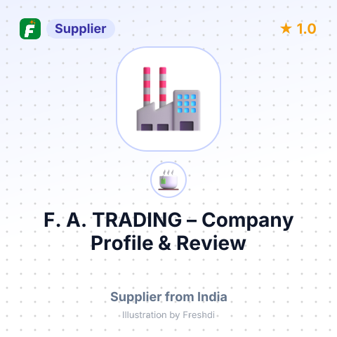 F. A. TRADING – summary card, no photo uploaded yet