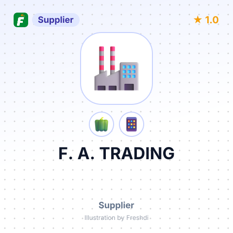 F. A. TRADING – summary card, no photo uploaded yet