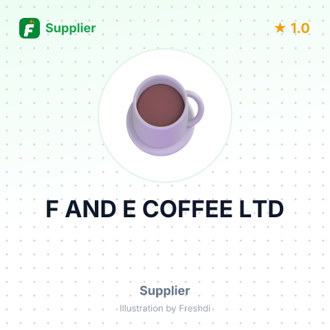 F AND E COFFEE LTD – summary card, no photo uploaded yet