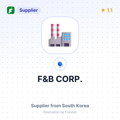 F&B CORP. – summary card, no photo uploaded yet