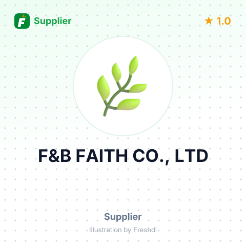 F&B FAITH CO., LTD – summary card, no photo uploaded yet