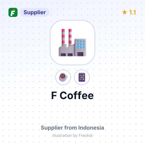 F Coffee  – summary card, no photo uploaded yet