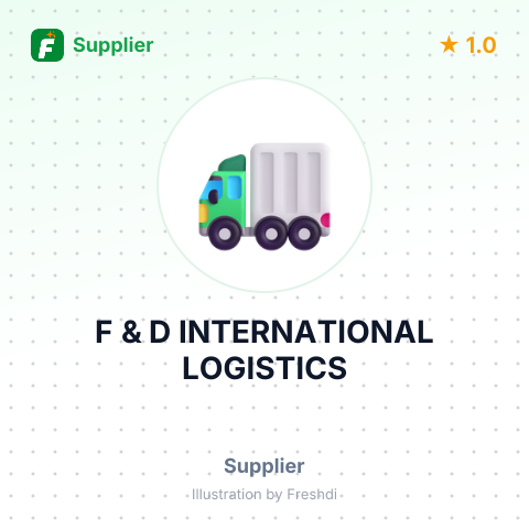 F & D INTERNATIONAL LOGISTICS – summary card, no photo uploaded yet