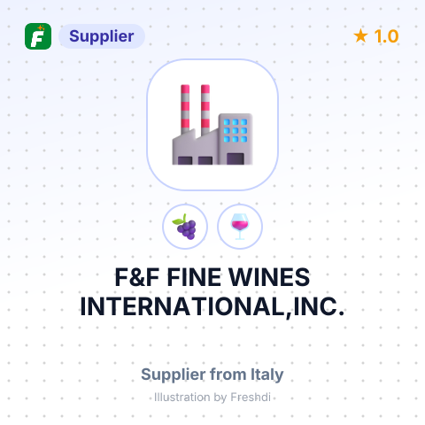 F&F FINE WINES INTERNATIONAL,INC. – summary card, no photo uploaded yet