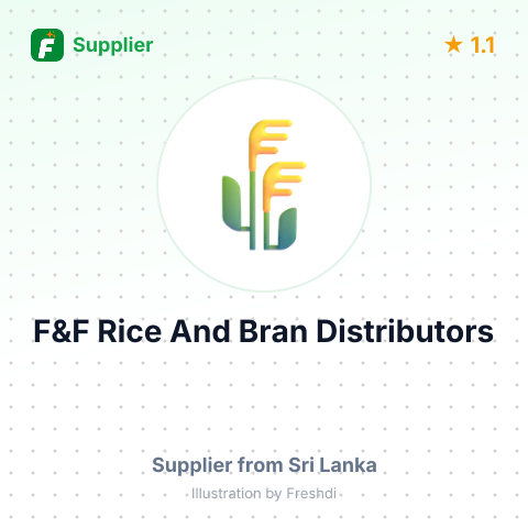 F&F Rice And Bran Distributors  – summary card, no photo uploaded yet