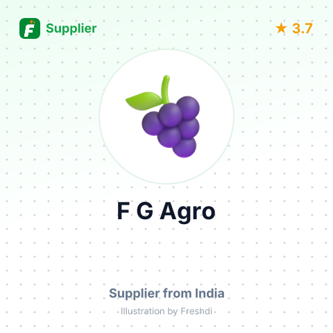 F G Agro  – summary card, no photo uploaded yet