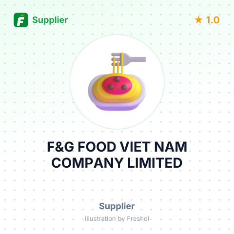 F&G FOOD VIET NAM COMPANY LIMITED – summary card, no photo uploaded yet