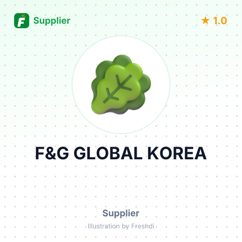 F&G GLOBAL KOREA – summary card, no photo uploaded yet
