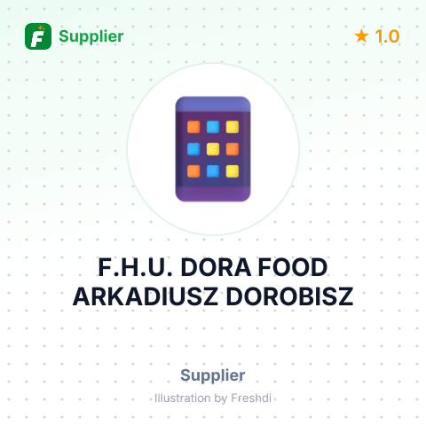 F.H.U. DORA FOOD ARKADIUSZ DOROBISZ – summary card, no photo uploaded yet
