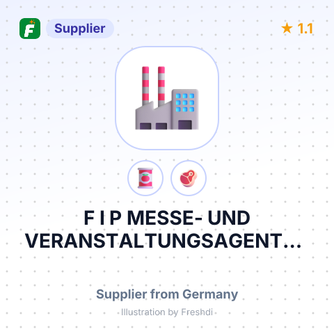 F I P MESSE- UND VERANSTALTUNGSAGENTUR GMBH – summary card, no photo uploaded yet