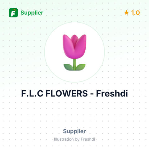 F.L.C FLOWERS – summary card, no photo uploaded yet