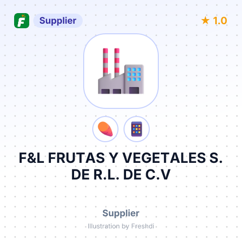 F&L FRUTAS Y VEGETALES S. DE R.L. DE C.V – summary card, no photo uploaded yet