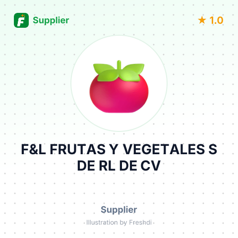 F&L FRUTAS Y VEGETALES S DE RL DE CV – summary card, no photo uploaded yet