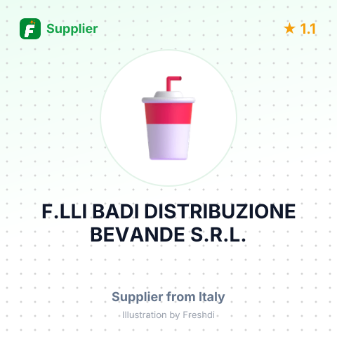 F.LLI BADI DISTRIBUZIONE BEVANDE S.R.L. – summary card, no photo uploaded yet