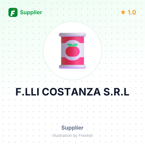 F.LLI COSTANZA S.R.L – summary card, no photo uploaded yet